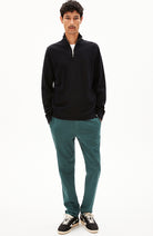 ARMEDANGELS Aathan chino deep teal van bio katoen | Sophie Stone