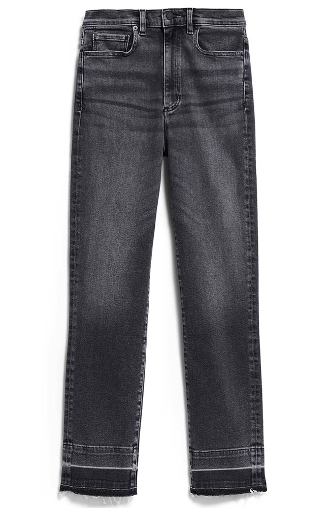 ARMEDANGELS Lejaani Jeans mit geradem Bein und hoher Taille licorice schwarz | Sophie Stone