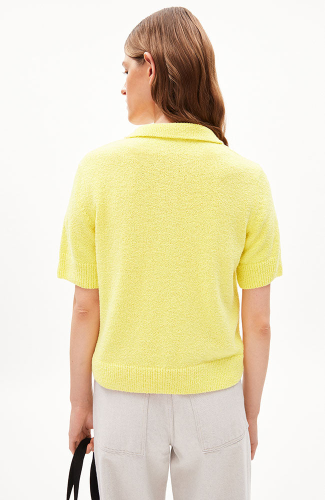 ARMEDANGELS Mathildiaas Shirt gelb aus nachhaltiger Bio-Baumwolle | Sophie Stone