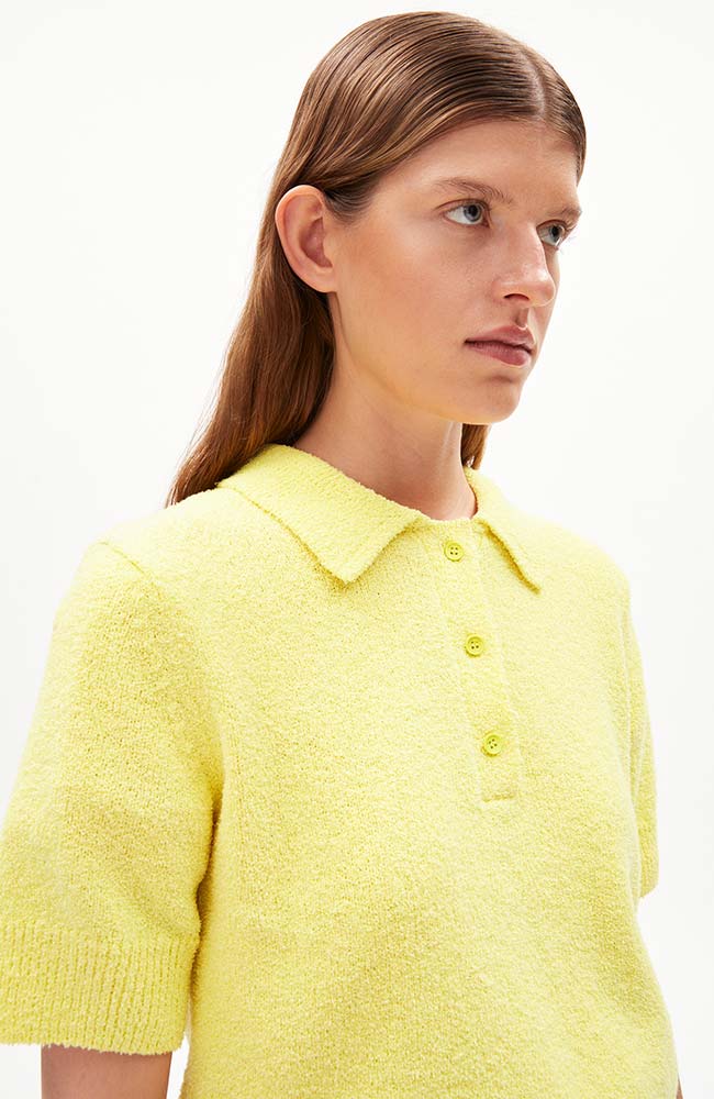 ARMEDANGELS Mathildiaas Shirt gelb aus nachhaltiger Bio-Baumwolle Damen | Sophie Stone