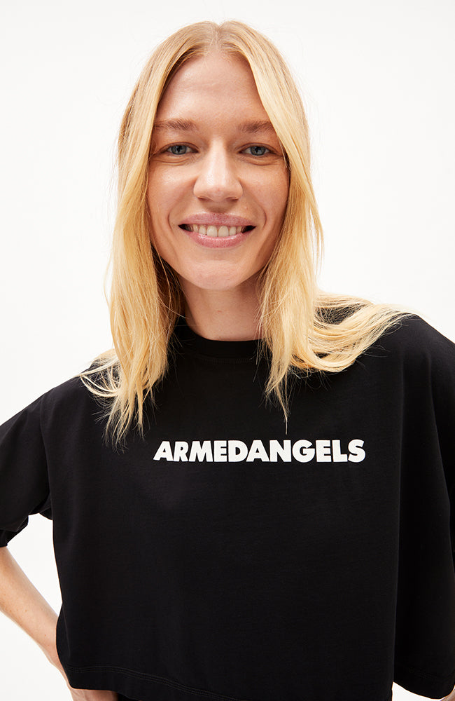 ARMEDANGELS Lariaa t-shirt schwarz | Sophie Stone
