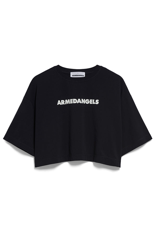 ARMEDANGELS Lariaa T-shirt schwarz Bio-Baumwolle Damen | Sophie Stone