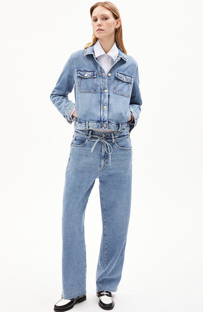ARMEDANGELS Blusonaa Jeansjacke blau aus nachhaltiger Baumwolle | Sophie Stone
