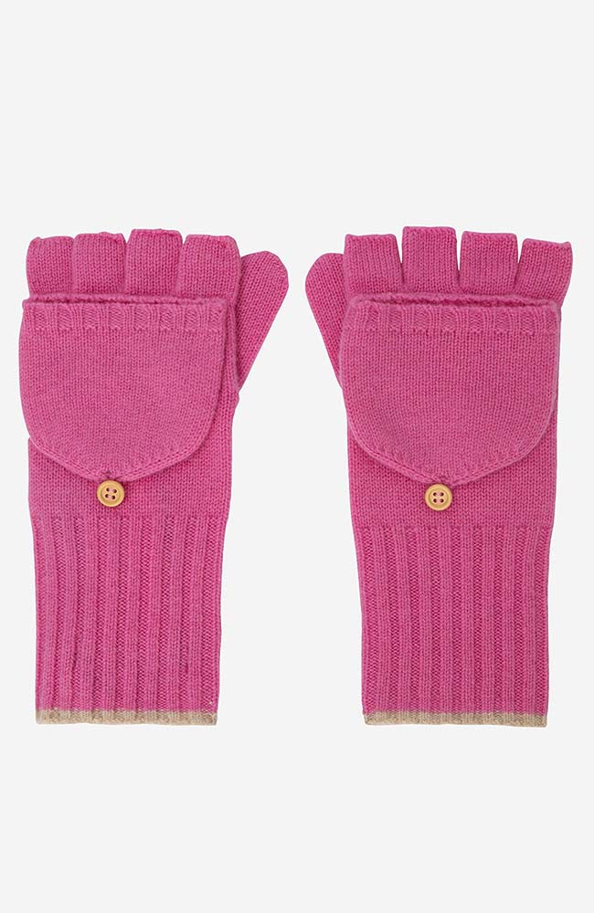 Ecoalf Wolle rosa Handschuhe Frau aus recycelter Wolle | Sophie Stone