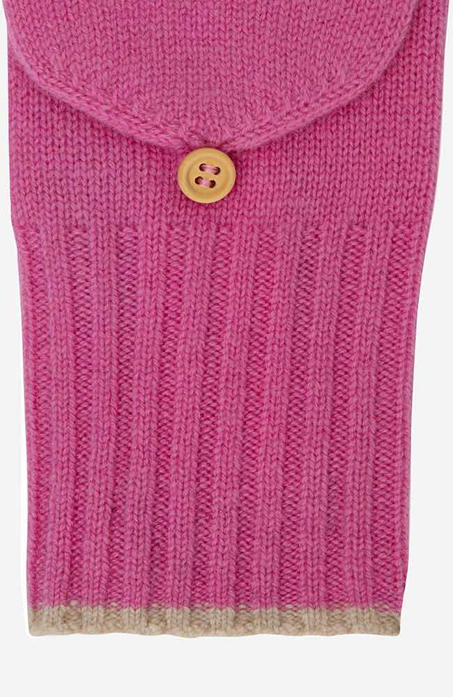 Ecoalf woolalf rosa Handschuhe für Frauen aus nachhaltiger recycelter Wolle | Sophie Stone