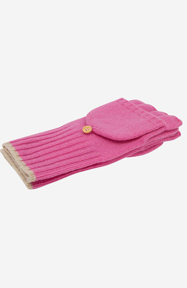 Ecoalf Wolle rosa Handschuhe Frau | Sophie Stone