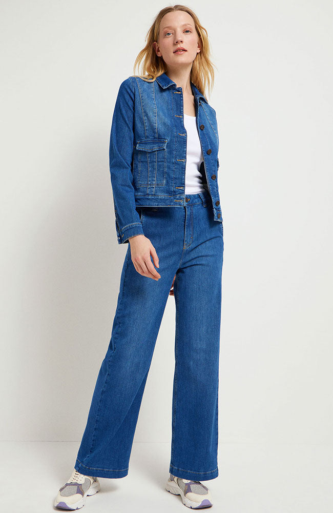 Lanius Marlene High-Waist Jeans mid blue aus nachhaltiger Bio-Baumwolle für Frauen | Sophie Stone