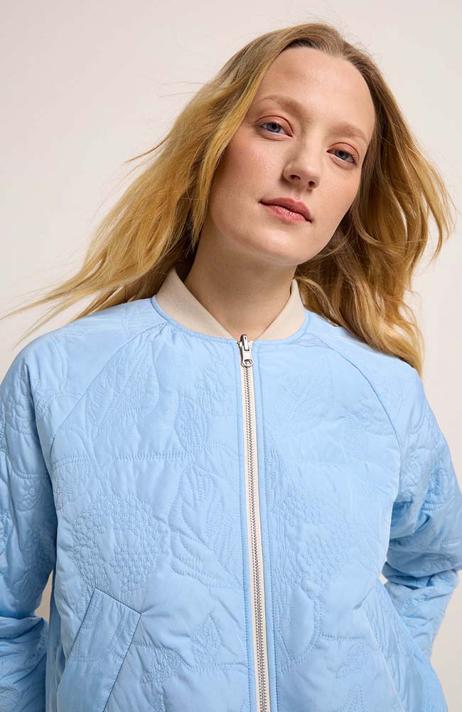 LANIUS Bomberjacke clear sky aus recyceltem Polyester für Frauen GRS | Sophie Stone