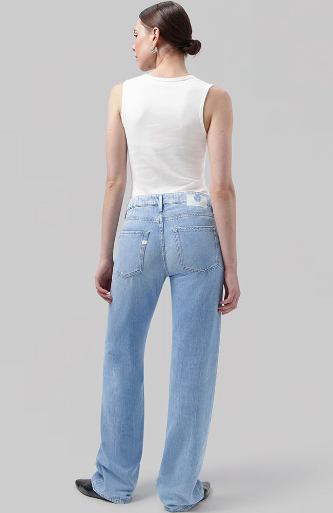 MUD Jeans Loose Jamie Flow Jeans Stone Vintage strapazierfähige Materialien | Sophie Stone