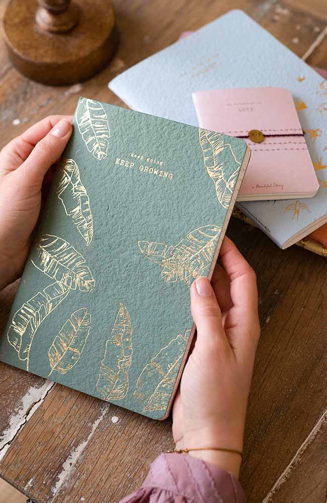 A Beautiful Story Notizbuch verschiedene Farben aus recyceltem Baumwollpapier | Sophie Stone