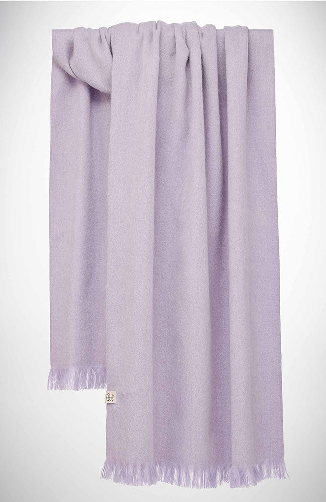 Bufandy Lavender Frost Brushed Solid Schal aus Alpakawolle unisex | Sophie Stone