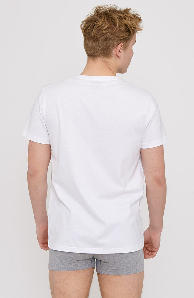 Organic Basics | 2er-Pack T-Shirts weiß aus nachhaltiger Bio-Baumwolle Herren | Sophie Stone