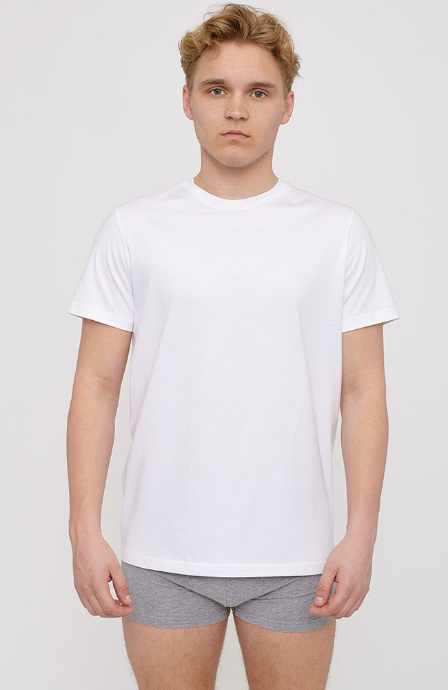 Organic Basics | 2er-Pack T-Shirts weiß aus Bio-Baumwolle Herren | Sophie Stone