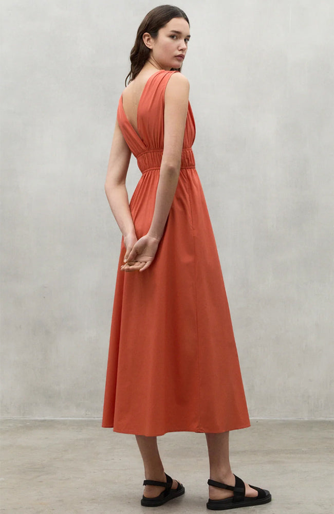 Ecoalf Bornite Kleid aus Bio-Baumwolle in staubigem Orange | Sophie Stone 