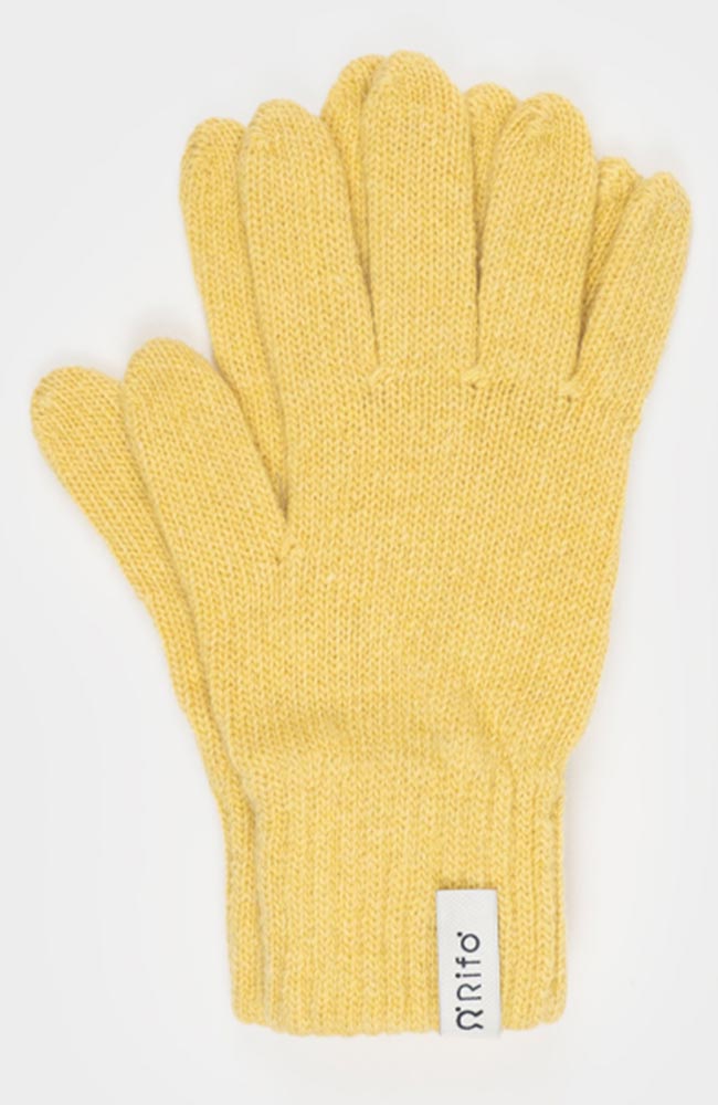 RIFO Anita Handschuhe gelb aus recyceltem Kaschmir und Wolle | Sophie Stone
