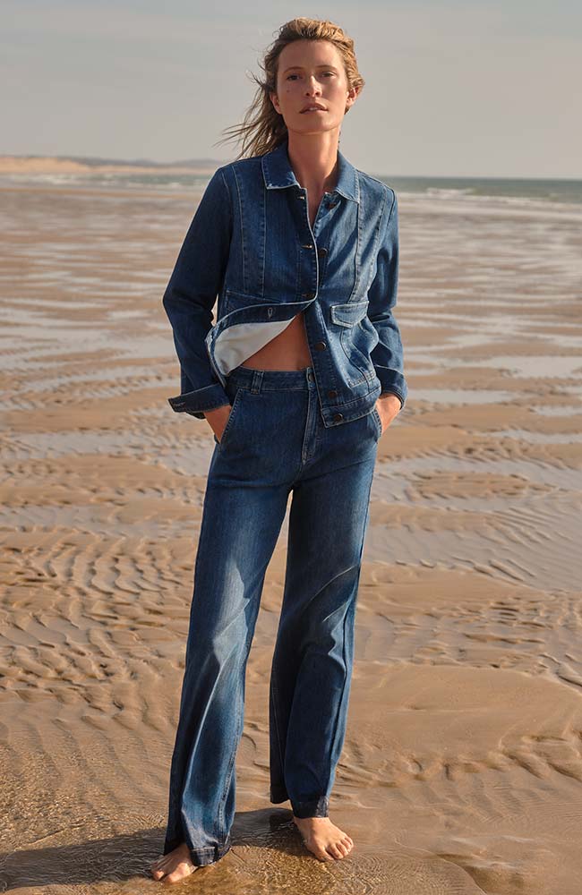Lanius Marlene High-Waist Jeans mid blue aus Bio-Baumwolle für Damen | Sophie StoneLanius Marlene High-Waist Jeans mid blue aus Bio-Baumwolle für Damen | Sophie Stone