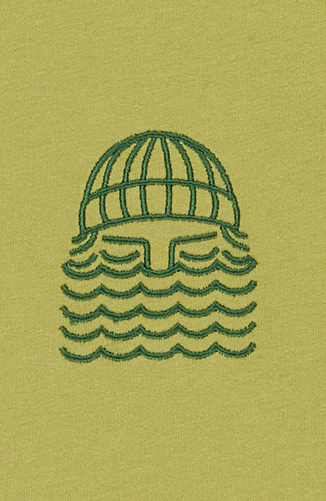 Bask in the Sun Mini to the sea T-Shirt Wasabi aus Bio-Baumwolle | Sophie Stone