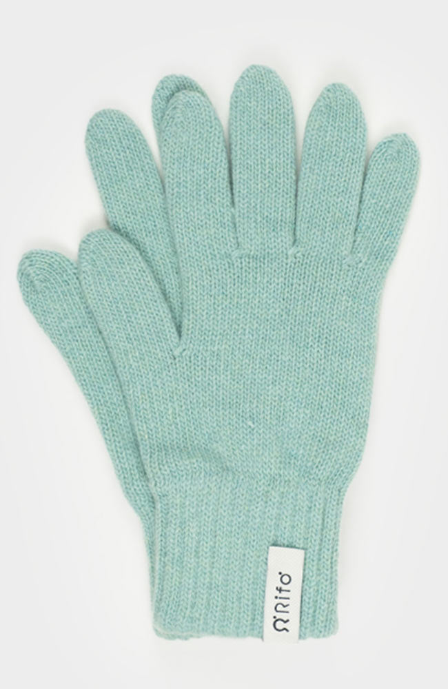 RIFO Anita Handschuhe mintgrün aus recyceltem Kaschmir | Sophie Stone