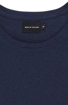 Bask in the Sun Stephanos T-Shirt navy Bio-Baumwolle und Leinen | Sophie Stone