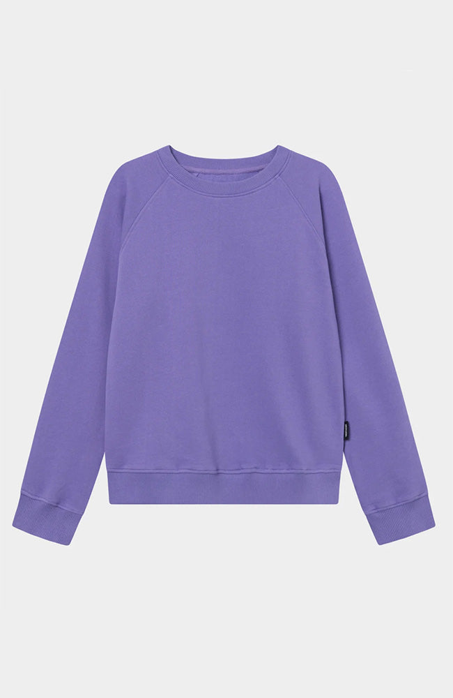 Dedicated Sweatshirt Ystad Base Paisley Violett von Bio-Baumwolle | Sophie Stone