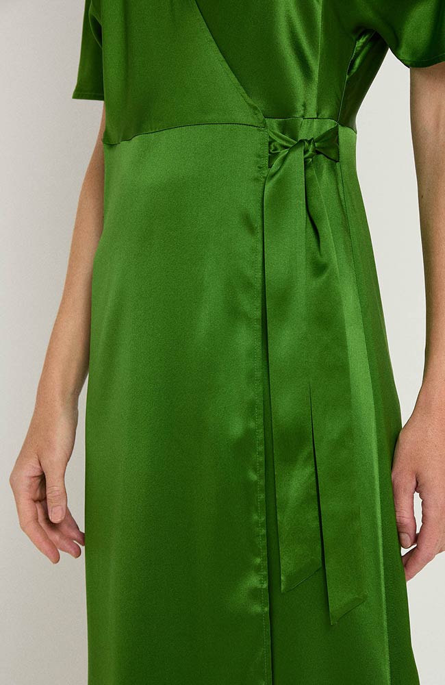 Lanius Partykleid grün Seide | Sophie Stone