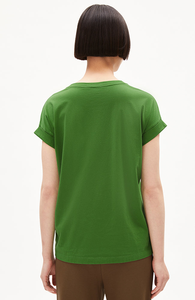 ARMEDANGELS Idaara T-Shirt Efeu grün Bio-Baumwolle | Sophie Stone
