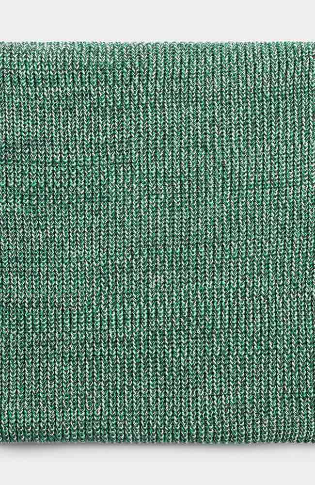Dedizierter Norrfors-Schal aus grüner Bio-Baumwolle | Sophie Stone