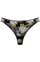 Underprotection Sophia string zwart creme gerecycled polyamide | Sophie Stone