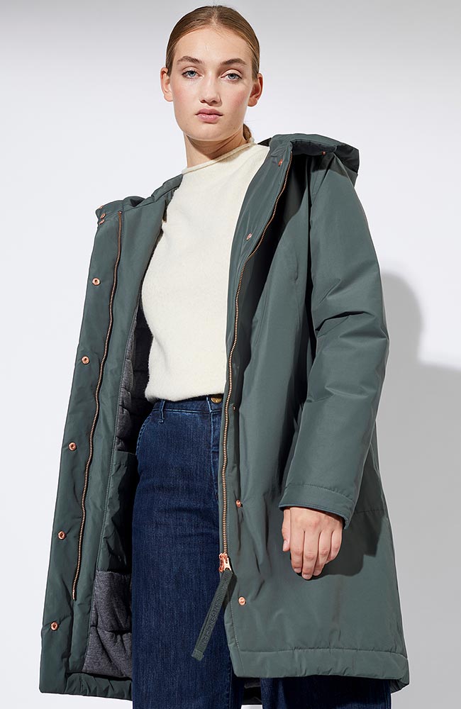 Langerchen Coat Ariza fir winterjas bio katoen | Sophie Stone 