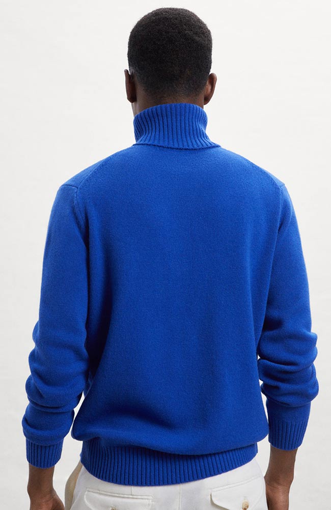 Ecoalf Brunalf Pullover saphirblau aus Wolle | Sophie Stone