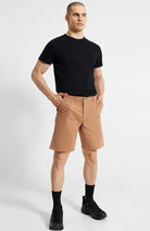 Dedicated Chino Shorts Nacka Holz braun Bio-Baumwolle | Sophie Stone