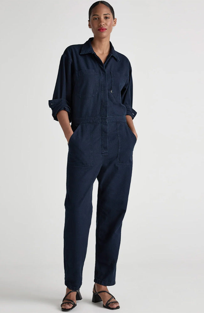 MUD Jeans Uma Jumpsuit onyx dry aus Bio-Baumwolle Damen | Sophie Stone