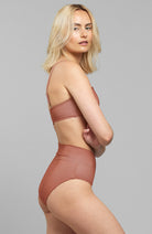 Dedicated Bikini-Oberteil Alva Copper Brown dauerhafte Mode | Sophie Stone 