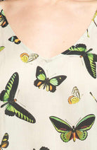 Gewidmetes Oberteil Lolland Schmetterling Tencel | Sophie Stone