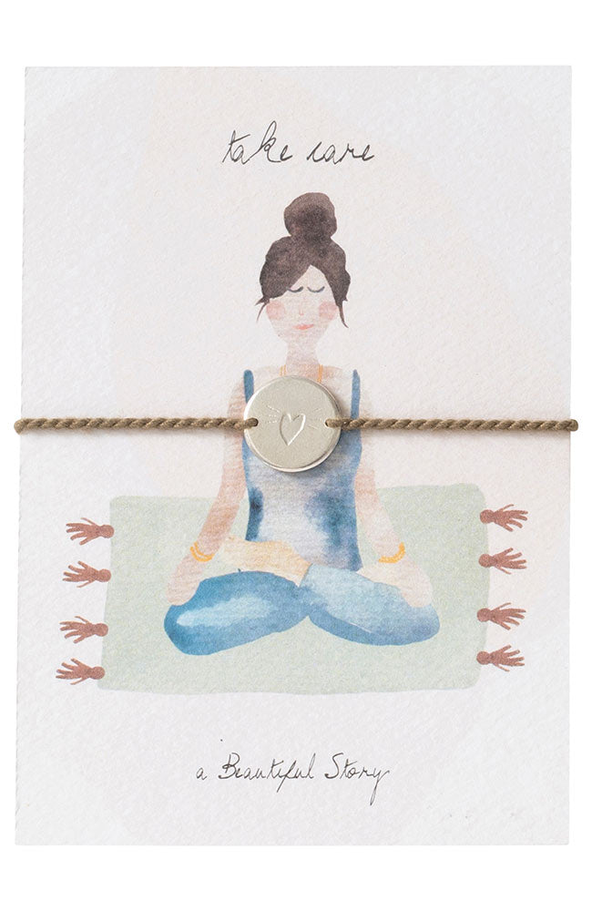 Eine schöne Geschichte Schmuck Postkarten nehmen Pflege Yoga | Sophie Stone