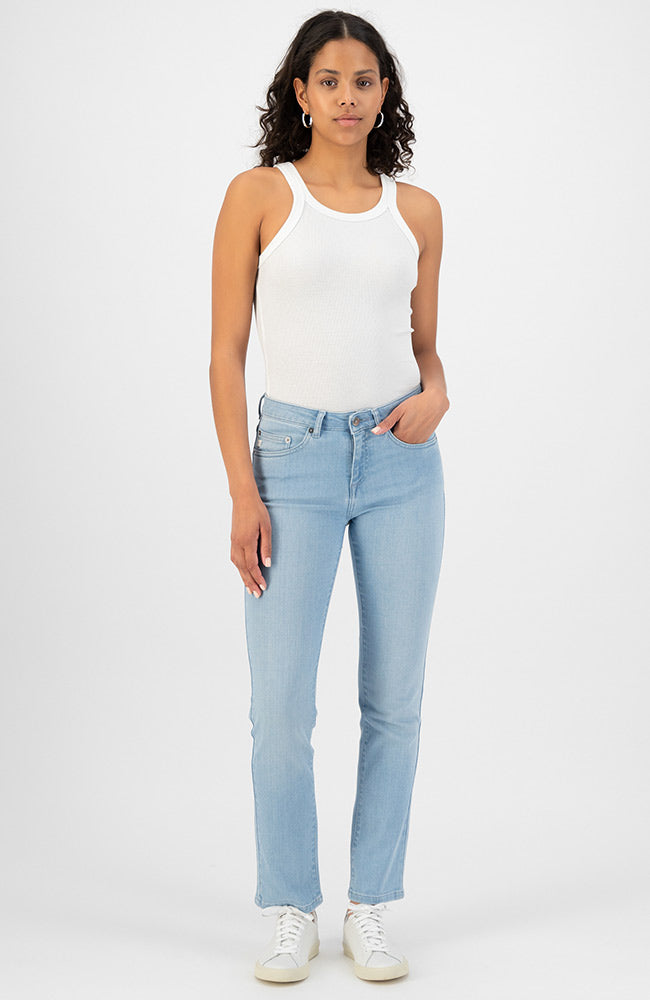 MUD Jeans Faye Straight Sunny Stone blaue Jeans | Sophie Stone