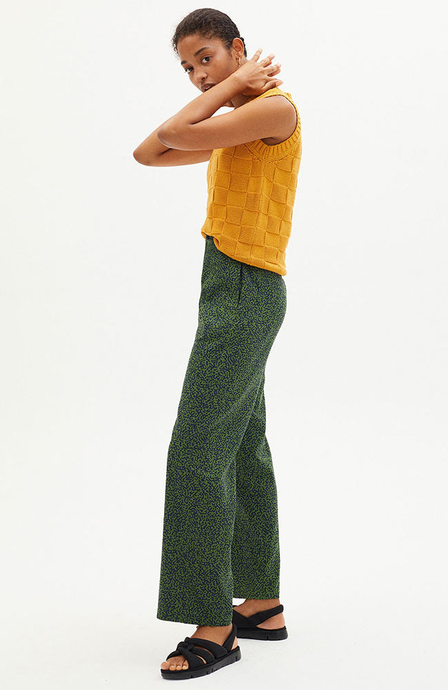 Thinking MU Green Chamaleon Mariam Hose aus Bio-Baumwolle | Sophie Stone