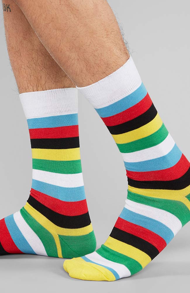 Dedicated World Champion Mehrfarbige Socken | Sophie Stone