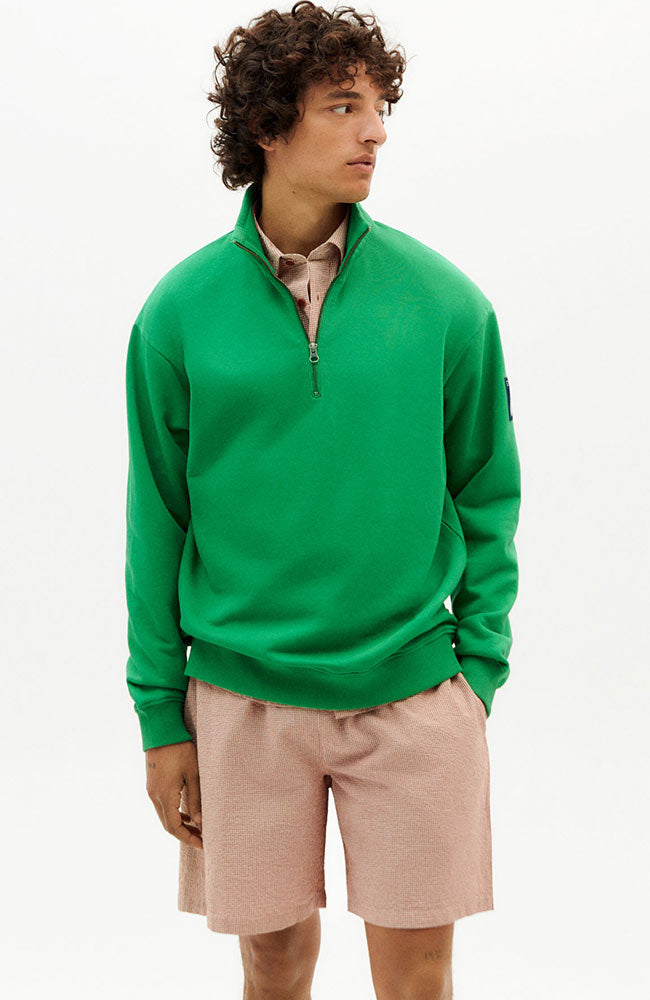 Challenger Sweatshirt Klee grün THINKING MU | Sophie Stone