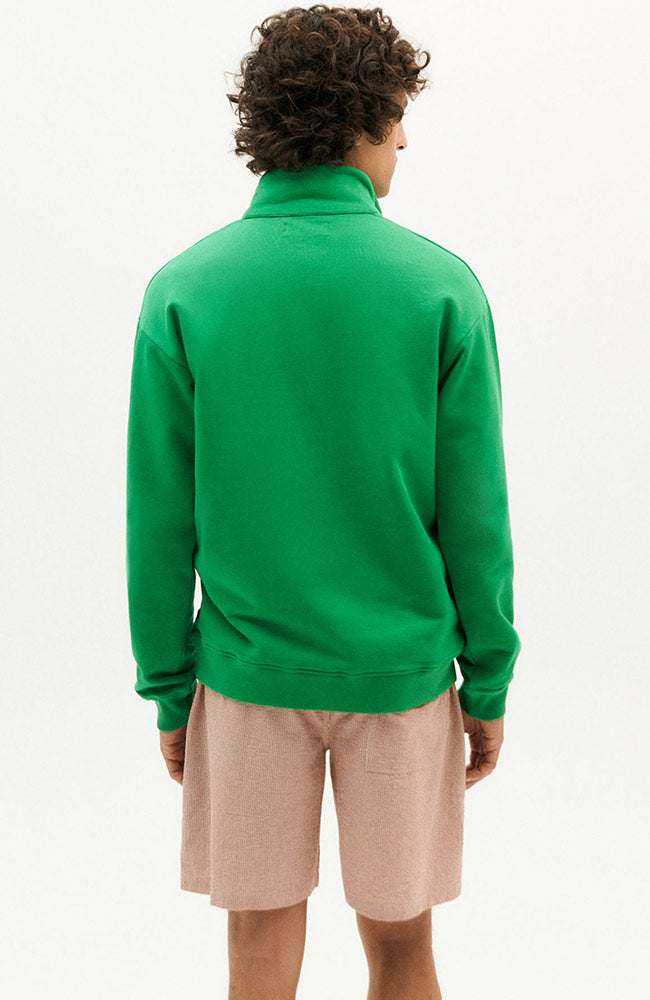 Challenger Sweatshirt grün THINKING MU | Sophie Stone
