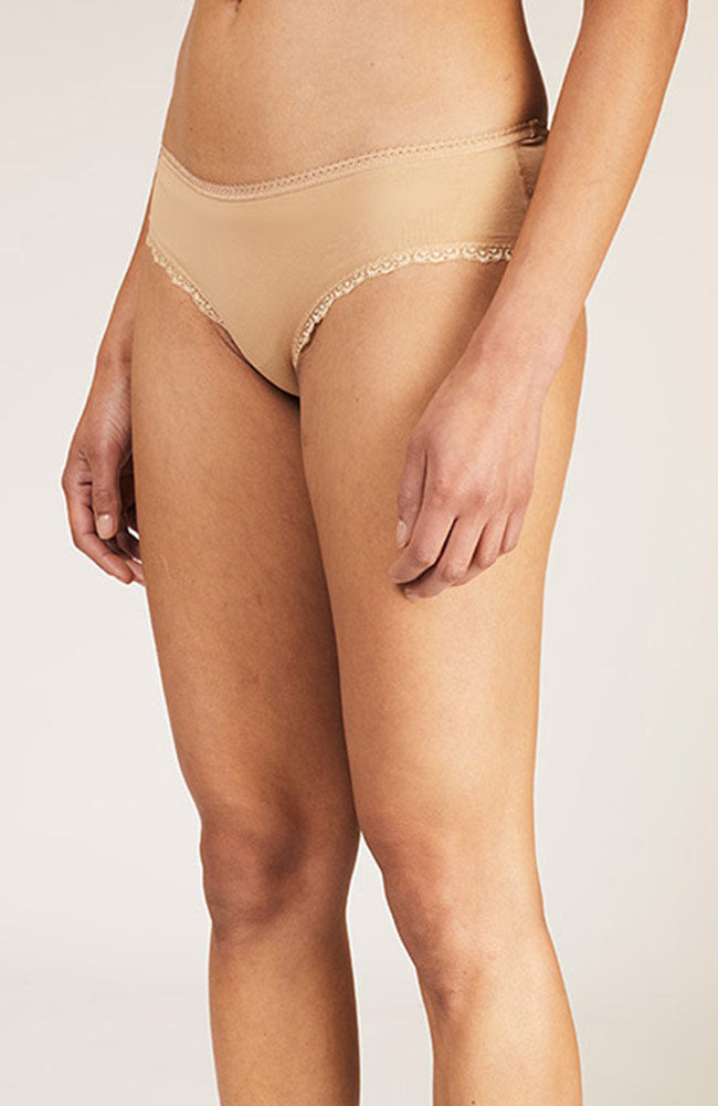 People Tree Lace Hipster beige Bio-Baumwolle | Sophie Stone