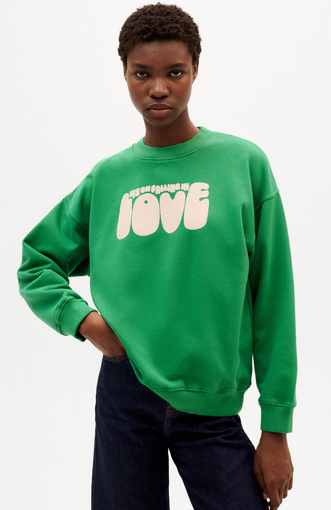 Weißes Sweatshirt von Thinking MU Yes Love | Sophie Stone
